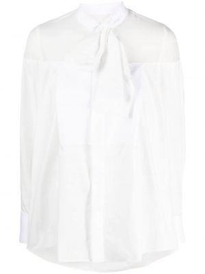 Prozorna srajca Sacai bela