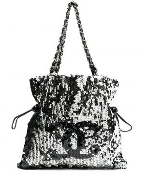 Flitrovaná nákupná taška Chanel Pre-owned