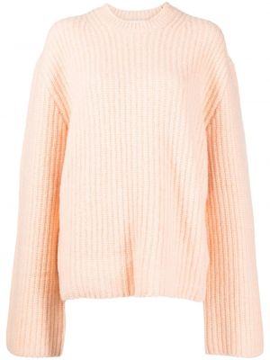 Плетен пуловер Nanushka оранжево