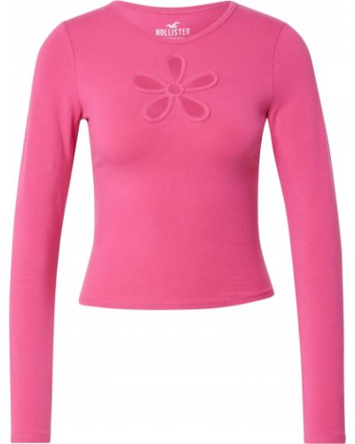T-shirt manches longues Hollister rose