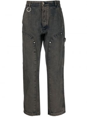 Straight jeans aus baumwoll études braun