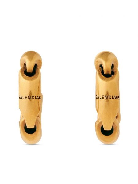 Auskari Balenciaga zelts