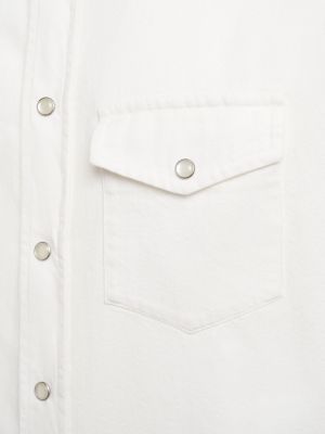 Slim fit rifľová košeľa Tom Ford