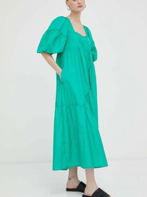 Oversized midi šaty Gestuz zelené