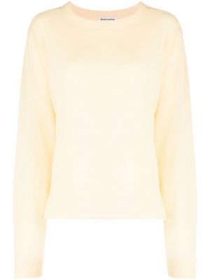 Sweter z kaszmiru Reformation żółty