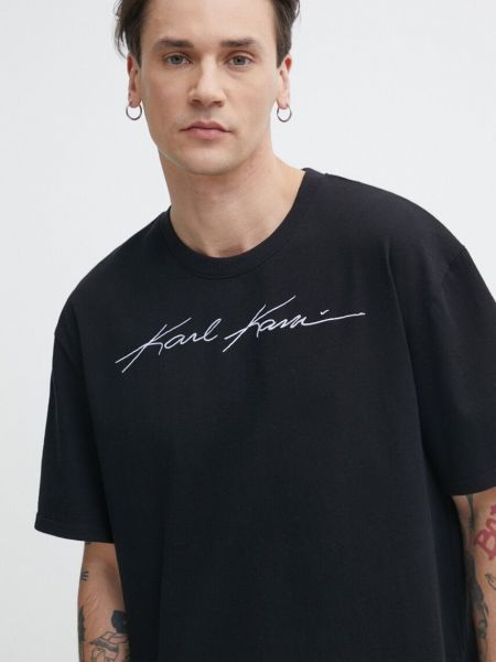 Koszulka bawełniana Karl Kani czarna