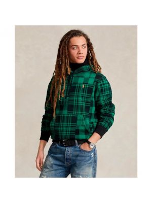 Sudadera con capucha de algodón Polo Ralph Lauren verde