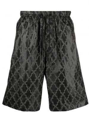 Pantalones cortos deportivos con estampado Marcelo Burlon County Of Milan negro
