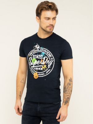 T-shirt Superdry schwarz