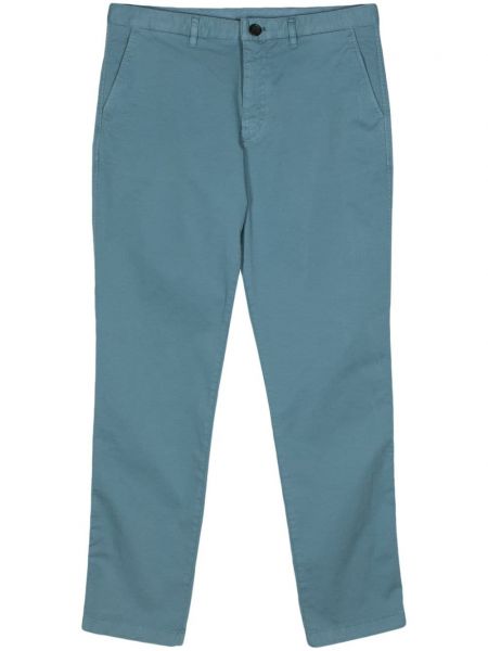 Pantalon chino slim avec applique Ps Paul Smith bleu