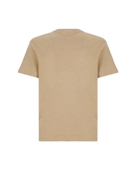 Camiseta de algodón manga corta Polo Ralph Lauren beige