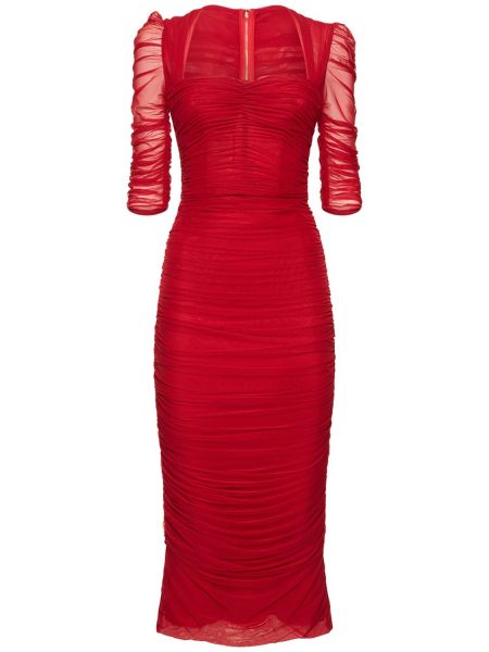 Midi šaty Dolce & Gabbana - Červená