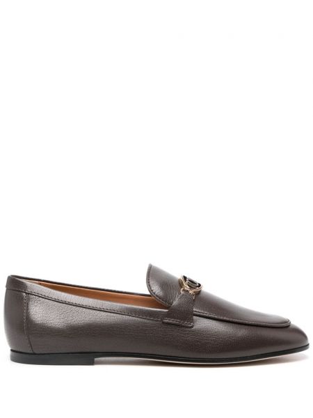 Læder loafers Tod's brun