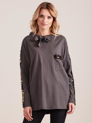 Блуза с пайети Fashionhunters