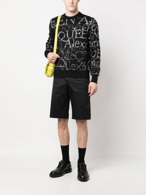 Pullover mit print mit rundem ausschnitt Alexander Mcqueen