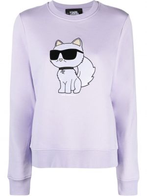 Sweatshirt Karl Lagerfeld lila