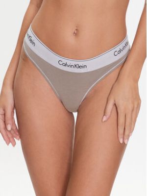 Tango nohavičky Calvin Klein Underwear sivá
