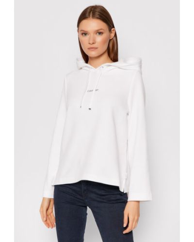 Bluza dresowa Calvin Klein biała