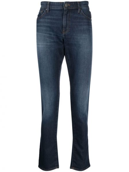 Smal skinny fit-jeans Armani Exchange blå