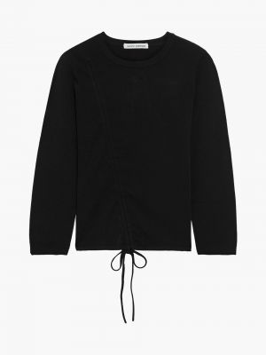 Укороченный кашемировый свитер осенний Autumn Cashmere, черный