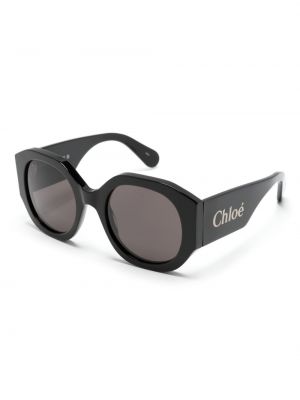 Oversize saulesbrilles Chloé Eyewear melns