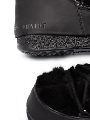 Botas de nieve de pelo Moon Boot negro