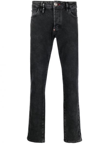 Stretch jeans Philipp Plein svart