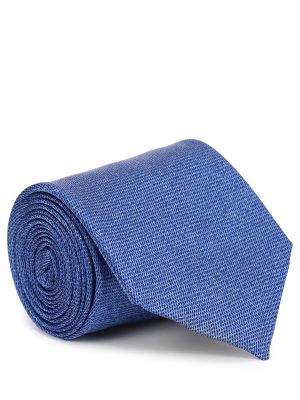 Шелковый галстук Canali синий