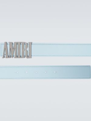 Kožený pásek Amiri modrý