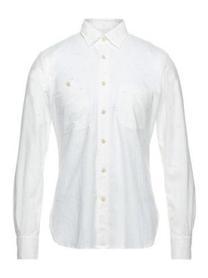 Camisa de algodón Glanshirt blanco
