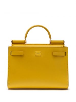 Bolso shopper Dolce & Gabbana amarillo