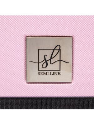 Kufr Semi Line růžový