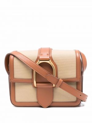 Чанта през рамо с катарама Ralph Lauren Collection златисто
