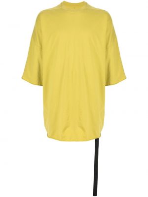 Camiseta oversized Rick Owens Drkshdw amarillo
