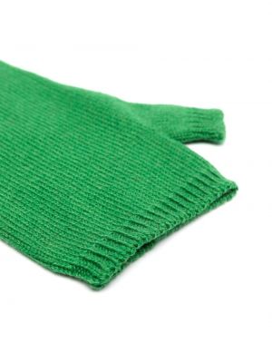 Rękawiczki z kaszmiru Barrie zielone