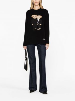 Anzug mit rundem ausschnitt Ralph Lauren Collection schwarz