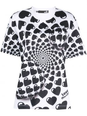 T-shirt Love Moschino vit