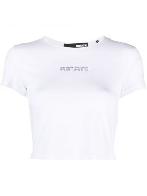 T-shirt Rotate blanc