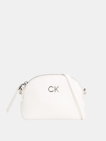 Bolsa con cremallera Calvin Klein blanco