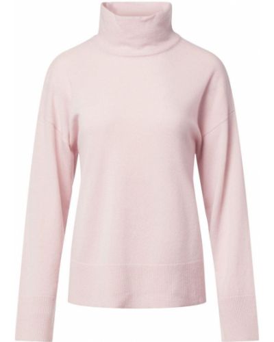 Плетен пуловер Equipment розово