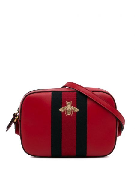 Crossbody kabelka Gucci Pre-owned červená
