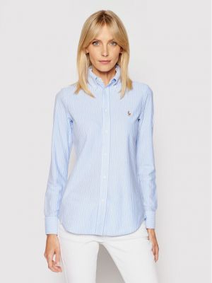 Košulja slim fit Polo Ralph Lauren plava