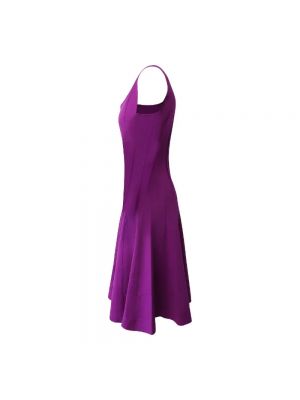 Vestido de lana Oscar De La Renta Pre-owned violeta