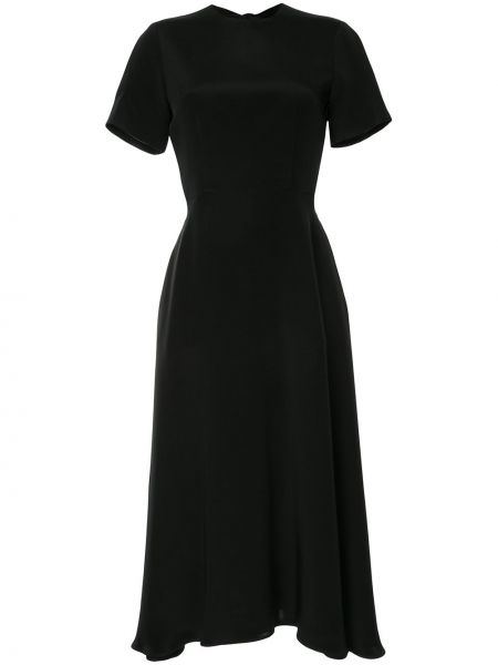 Μίντι φόρεμα Macgraw μαύρο