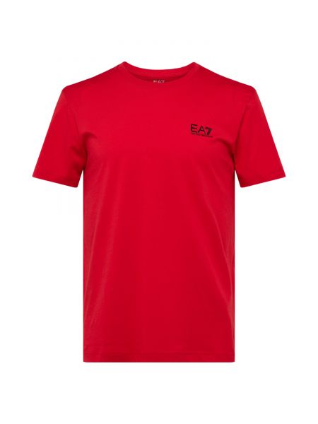 Camicia in maglia Ea7 Emporio Armani rosso