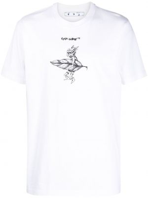 T-shirt mit print Off-white weiß