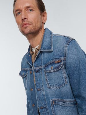 Kurtka jeansowa Tom Ford niebieska