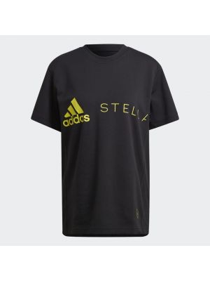 Футболка adidas by Stella McCartney Logo, черный/желтый