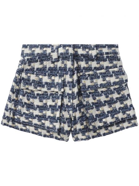 Tweed shorts Iro blå