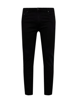 Džínsy s rovným strihom Calvin Klein čierna